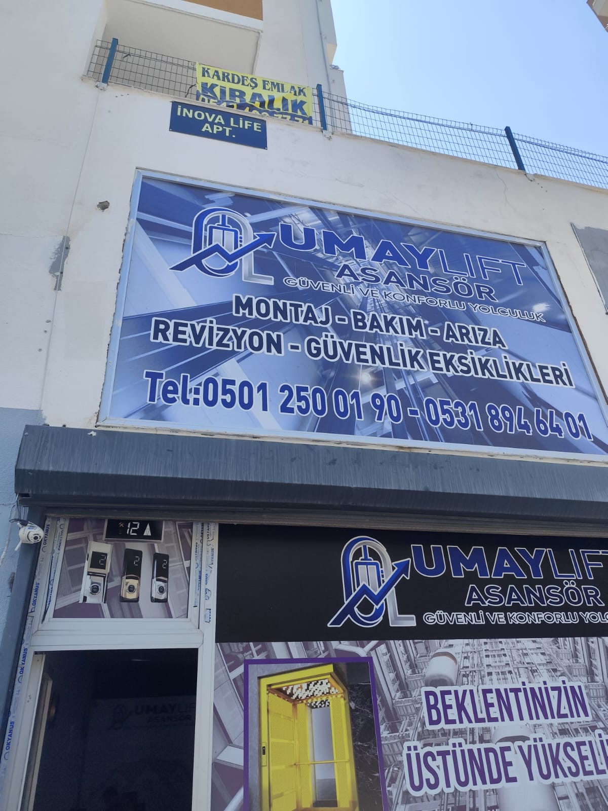 Umaylift Asansör Merkez Hizmet ve Teknik Servis Noktası